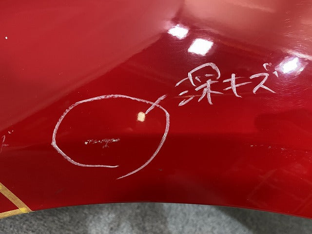 スペイド 140系/NSP140/NCP141/NCP145/NSP141 純正 左 フロントフェンダー スーパーレッドⅤ 3P0 トヨタ(144446)