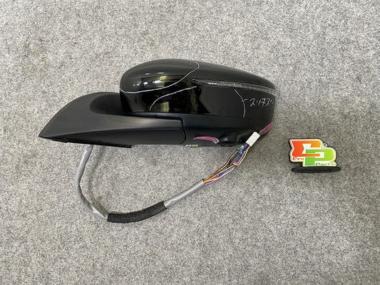 ノート/NOTE E12/NE12 e-POWER/HE12/SNE12 純正 左 ドアミラー 7線 ウインカーカメラ付 Murakami G579/G531 ブラック ソリッド(144516)