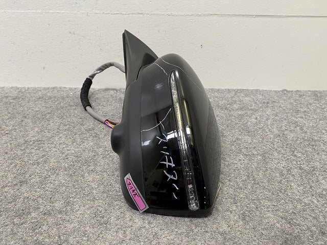 ノート/NOTE E12/NE12 e-POWER/HE12/SNE12 純正 左 ドアミラー 7線 ウインカーカメラ付 Murakami G579/G531 ブラック ソリッド(144516)