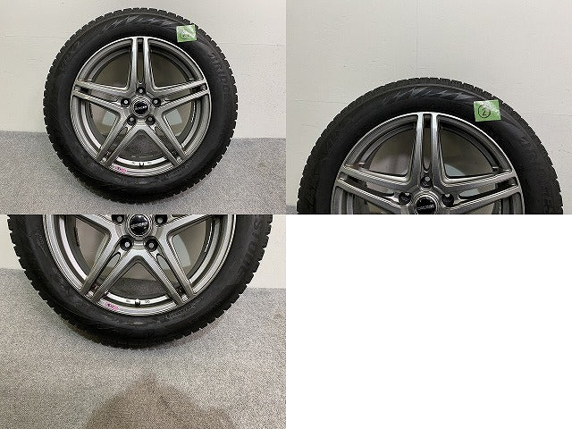 クラウン マークX カムリエスティマ 社外 タイヤホイールセット スタッドレス 4本セット 17x7.0J/ET38/5穴 5H/PCD114.3/ハブ径73mm(144528)