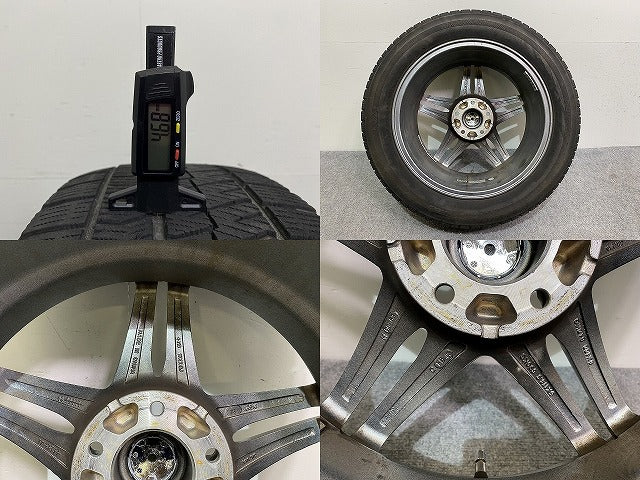 クラウン マークX カムリエスティマ 社外 タイヤホイールセット スタッドレス 4本セット 17x7.0J/ET38/5穴 5H/PCD114.3/ハブ径73mm(144528)