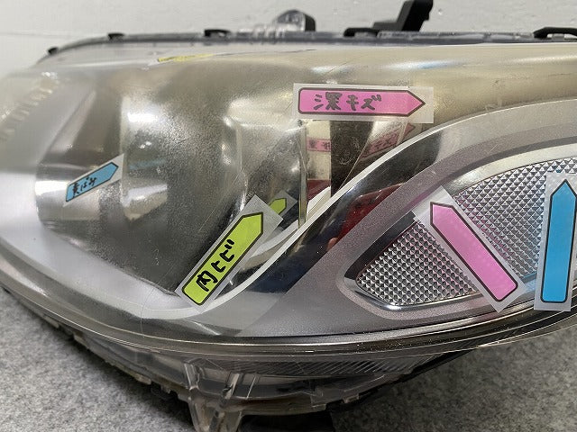 ジャンク!フィット ハイブリッド GP5/GP6 純正 左 ヘッドライト/ランプ レベライザーLED 刻印3 STANLEY W0350 ホンダ(144639)
