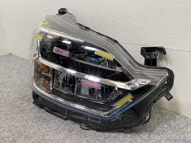 ミライース LA350S/LA360S 純正 右 ヘッドライト/ランプ レベライザーLED 刻印M KOITO 100-69042 ダイハツ(144641)