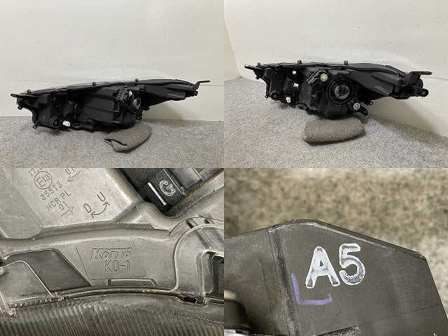 ヤリス KSP210/MXPA10/MXPA15 ハイブリッド/MXPH10/MXPH15 MXPH14/MXPH17 純正 右 ヘッドライト レベライザーハロゲン 刻印A5 K0-1(144673)