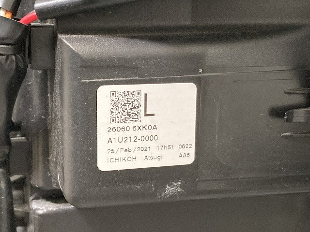 ノート/NOTE E13/SNE13 純正 左 ヘッドライト/ランプ LED 刻印L ICHIKOH 1993 26075-6XK4A 日産(144681)