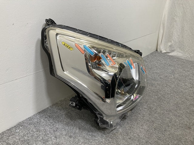 スペーシア/フレアワゴン MK32S/MK42S/MM32S/MM42S 純正 右 ヘッドライト レベライザーハロゲン 刻印N0 ICHIKOH 1870/35100-81M00(144689)