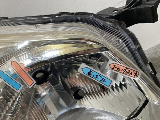 スペーシア/フレアワゴン MK32S/MK42S/MM32S/MM42S 純正 右 ヘッドライト レベライザーハロゲン 刻印N0 ICHIKOH 1870/35100-81M00(144689)