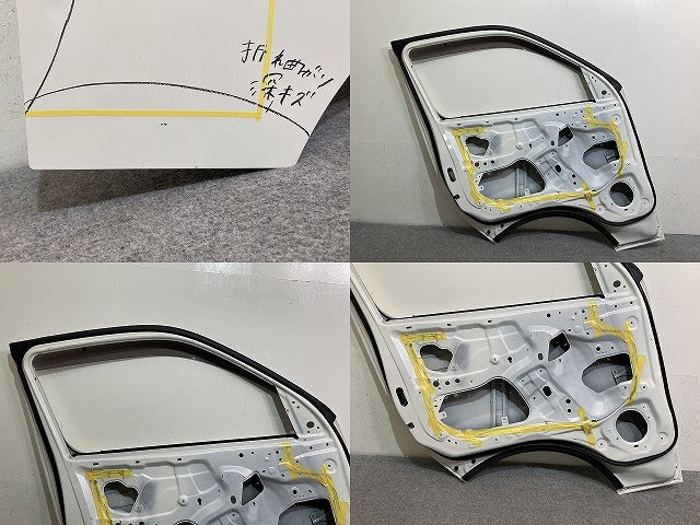 キャラバン NV350 E26 純正 左 フロント ドア バイザー付 ピュアホワイトパール QAC 日産(144727)