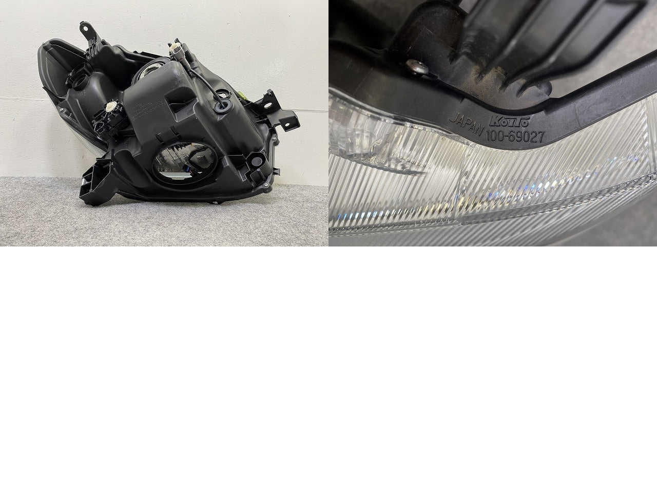 ジャンク!パッソ/ブーン M700A/M710A/M700S/M710S 純正 左 ヘッドライト/ランプ レベライザーLED KOITO 100-69027 81185-B1040(144756)
