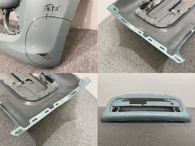 スペーシア/フレアワゴン MK53S/MM53S 純正 フロント バンパー 71711-79R0 オフブルーメタリック XYW スズキ(144792)