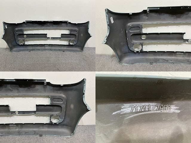 スペーシア/フレアワゴン MK53S/MM53S 純正 フロント バンパー 71711-79R0 オフブルーメタリック XYW スズキ(144792)
