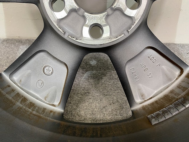 UX/UX200/UX250h MZAH10 MZAH15 MZAA10 純正 ホイール 1本のみ 18x7J/ET45/5穴 5H/PCD114.3/ハブ径60mm レクサス(144798)