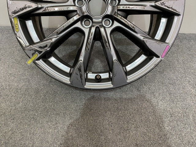 インプレッサ/スポーツ 純正 ホイール 1本のみ 17x7J/ET55/5穴 5H/PCD100/ハブ径56mm スバル(144799)