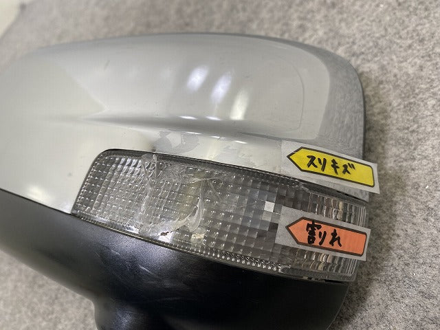 ジャンク!キャラバン NV350 標準/ワイド/ライダー/GX E26 純正 左 ドアミラー 13線 ウインカー付 Murakami H397ウィンカー メッキ(144825)