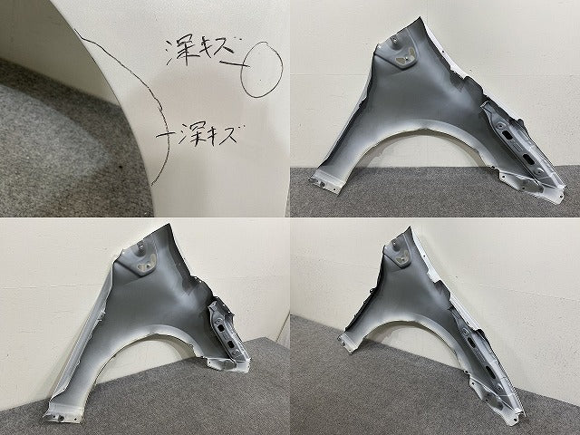 プリウス 50系/ZVW50/ZVW51/ZVW55/プリウス PHV ZVW52 純正 左 フロント フェンダー プラチナホワイトパールマイカ 089 トヨタ(144833)