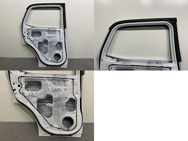 ライズ/ロッキー/レックス Z/G/A200/A210/A201/A202/A/S/F 純正 左 リア ドア バイザー付 シャイニングホワイトパール W25 トヨタ(144872)