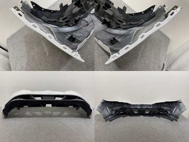 ノート/NOTE E13/SNE13 純正 前期 フロントバンパー スポイラー付 62022 6XJ0H/62026 6XJ0A ピュアホワイトパール QAC 日産(144877)