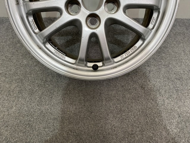 プリウス 50系/ZVW50/ZVW51/ZVW55 純正 前期 ホイール 1本のみ 15x6.5J/ET40/5穴 5H/PCD100/ハブ径54mm トヨタ(144891)