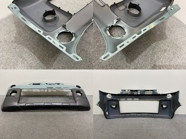 スペーシア ギア MK53S 純正 フロント バンパー 71711-79R7 オフブルーメタリック ガンメタリック2トーンルーフ DYA スズキ(144900)