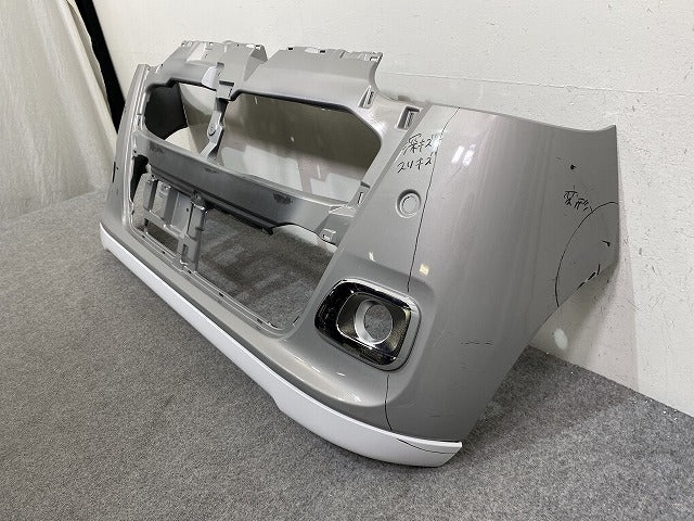 ムーヴ キャンバス/キャンパス LA850S/LA860S 10t 純正 フロントバンパー フォグカバー付 52119-B2G20 スムースグレーマイカ(144903)