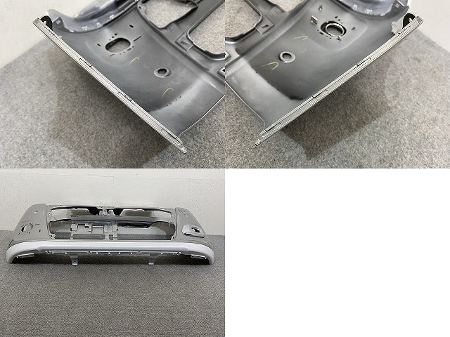 ムーヴ キャンバス/キャンパス LA850S/LA860S 10t 純正 フロントバンパー フォグカバー付 52119-B2G20 スムースグレーマイカ(144903)