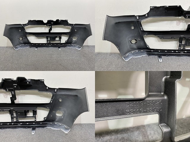 ムーヴ キャンバス/キャンパス LA850S/LA860S 10t 純正 フロントバンパー フォグカバー付 52119-B2G20 スムースグレーマイカ(144903)
