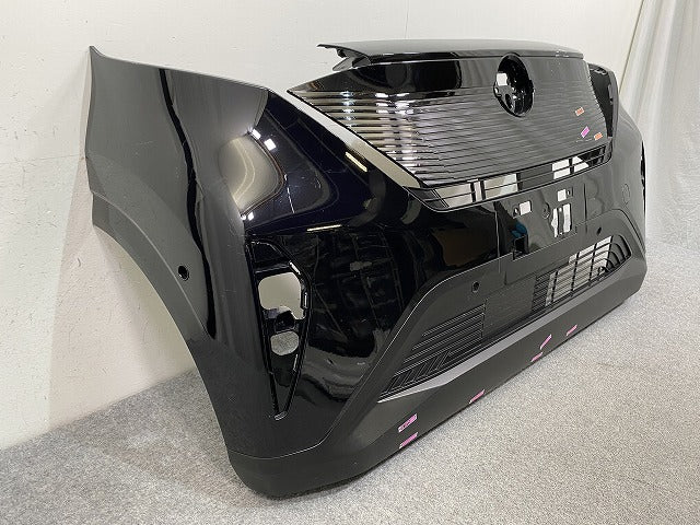 サクラ/SAKURA B6AW 純正 フロント バンパーロア バンパー グリル付 62022 7PA-0 ブラックパール GAS 日産(144931)