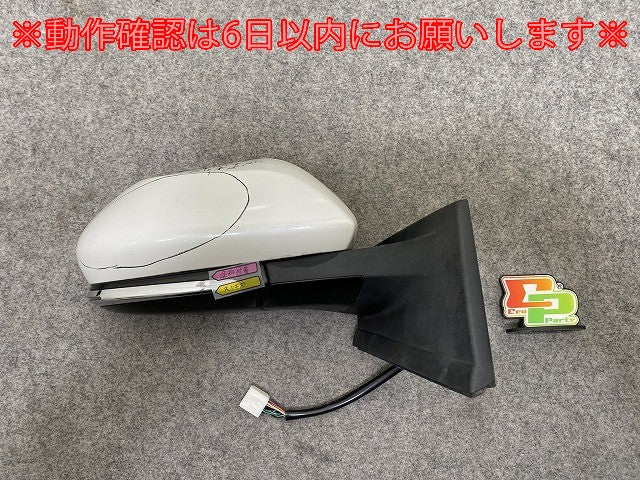 プリウス 50系/ZVW50/ZVW51/ZVW55 純正 右 ドアミラー 10線 ウインカー付 Murakami G775/T108 プラチナホワイトパールマイカ(144960)