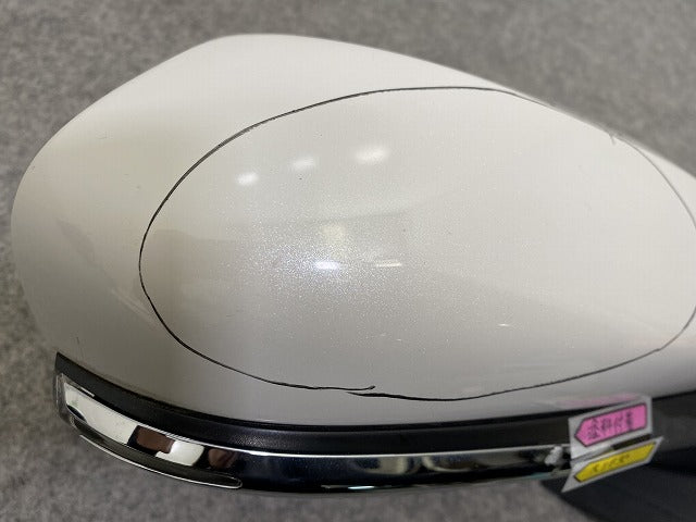 プリウス 50系/ZVW50/ZVW51/ZVW55 純正 右 ドアミラー 10線 ウインカー付 Murakami G775/T108 プラチナホワイトパールマイカ(144960)