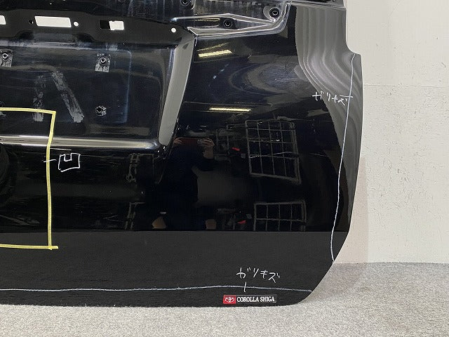 ノア NOAH Si 80系/ZRR80W/ZRR85W ハイブリッド/ZWR80W 純正 前期 リアゲート/バックドア/リアハッチ ブラック 202 トヨタ(144981)