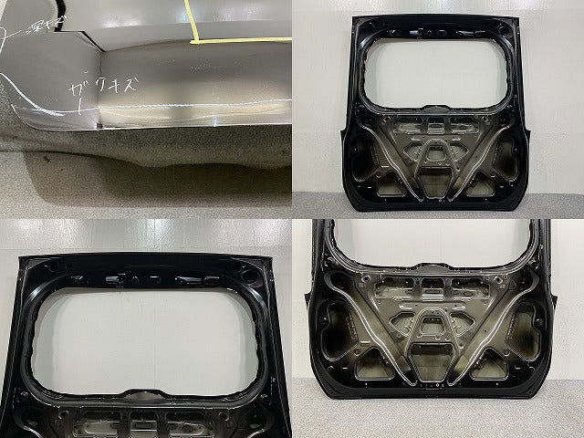 ノア NOAH Si 80系/ZRR80W/ZRR85W ハイブリッド/ZWR80W 純正 前期 リアゲート/バックドア/リアハッチ ブラック 202 トヨタ(144981)