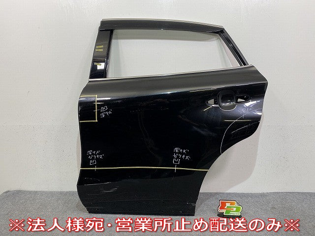 ハリアー 80系/MXUA80/MXUA85 ハイブリッド/AXUH80/AXUH85 PHEV/AXUP85 左 リア ドア バイザー付 プレシャスブラックパール 219(144983)