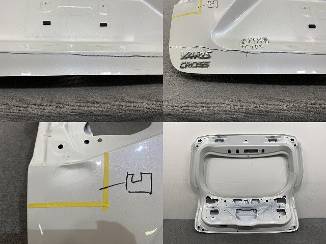 ヤリスクロス MXPB10/MXPB15/MXPJ10/MXPJ15 純正 リアゲート/バックドア/リアハッチ ホワイトパールクリスタルシャイン(144986)