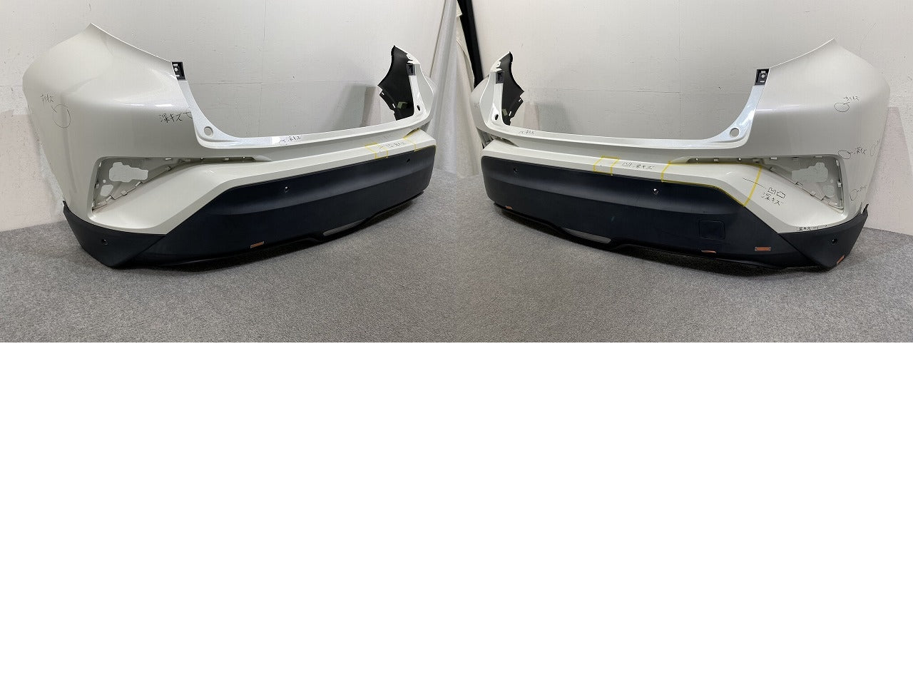 C-HR/CHR ZYX10/ZYX11/NGX50/NGX10 純正 リア バンパー ロアグリル付 52159-10300 ホワイトパールクリスタルシャイン 070 トヨタ(144992)