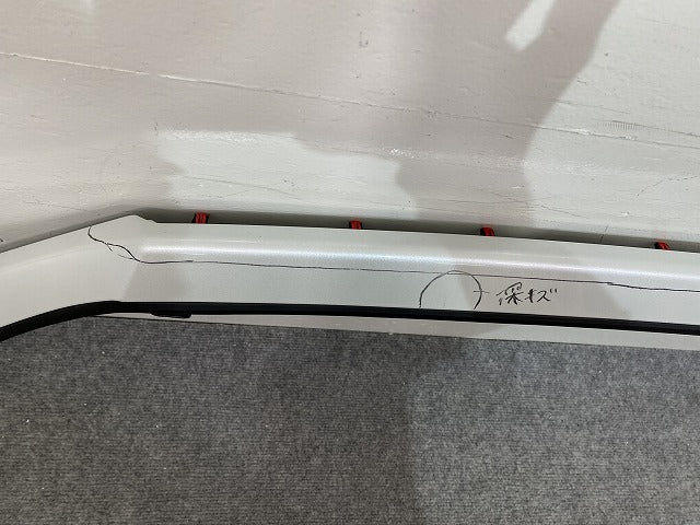 新車取り外し!アルファード 40系/AGH40W/45/AAHH40W/45 純正 ロア フロント ガーニッシュ 53105-V2021-A0 ホワイトパール 089(145006)