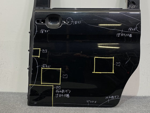 タント LA600S/LA610S 純正 左 リア スライド ドア ブラックマイカメタリック X07 ダイハツ(145023)