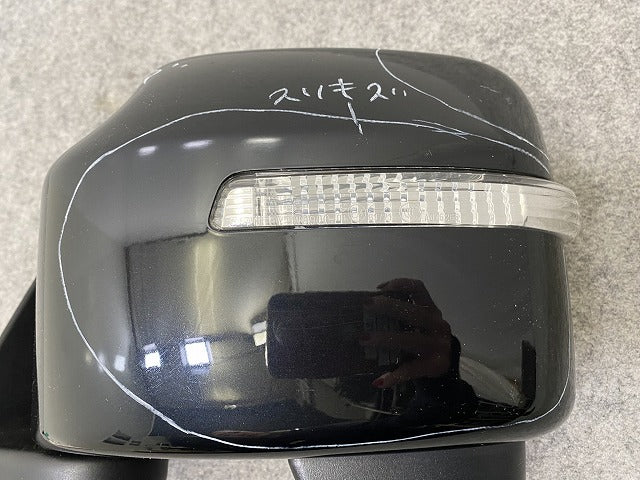 ジムニー JB64W 左 ドアミラー 8線 ウインカー付 ishizaki 045367/W0900 ブルーイッシュブラックパール3 ZJ3 スズキ(145024)
