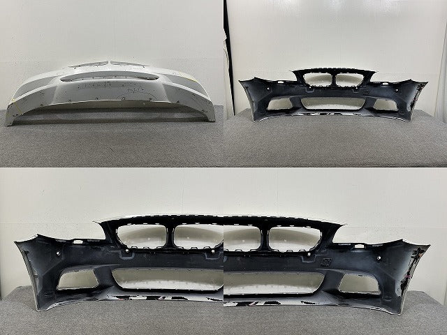 5シリーズ Mスポーツ F10/F11 純正 フロント バンパー 5111 7905239 190174-12 ホワイト ソリッド BMW(145028)