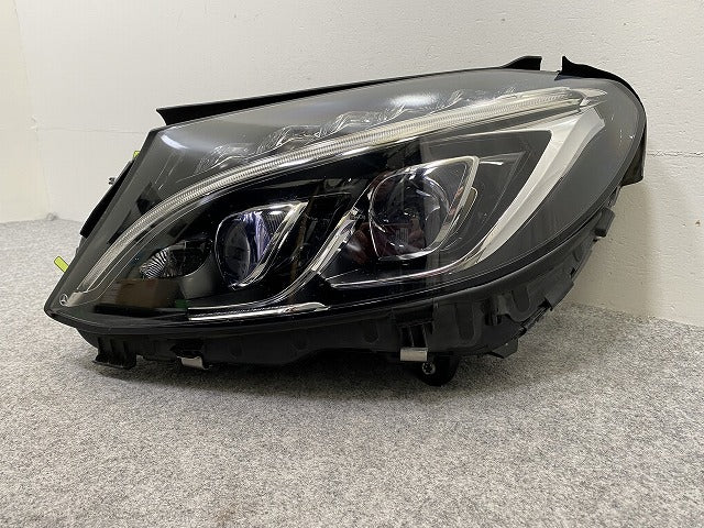 Cクラス W205 純正 前期 左 ヘッドライト/ランプ LED AL Automotive Lighting A 205 906 89 01 メルセデスベンツ(145029)