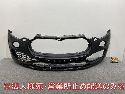 レヴァンテ MLE30E/MLE30D/MLE30A 純正 フロントバンパー スポイラーエネルギー付 670040752ZB816 ブラック メタリック マセラティ(145039)