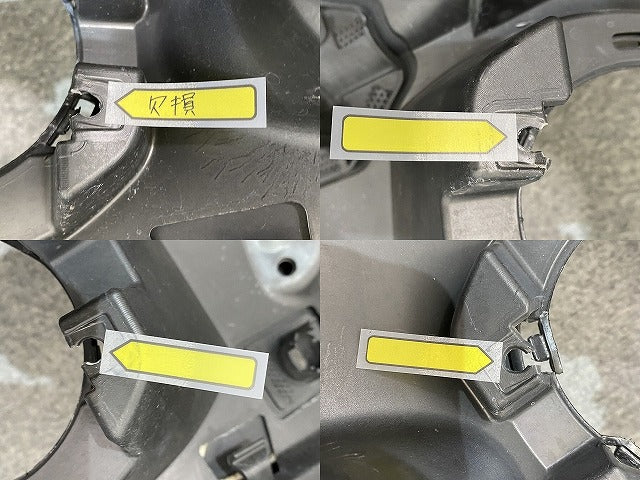 レヴァンテ MLE30E/MLE30D/MLE30A 純正 フロントバンパー スポイラーエネルギー付 670040752ZB816 ブラック メタリック マセラティ(145039)