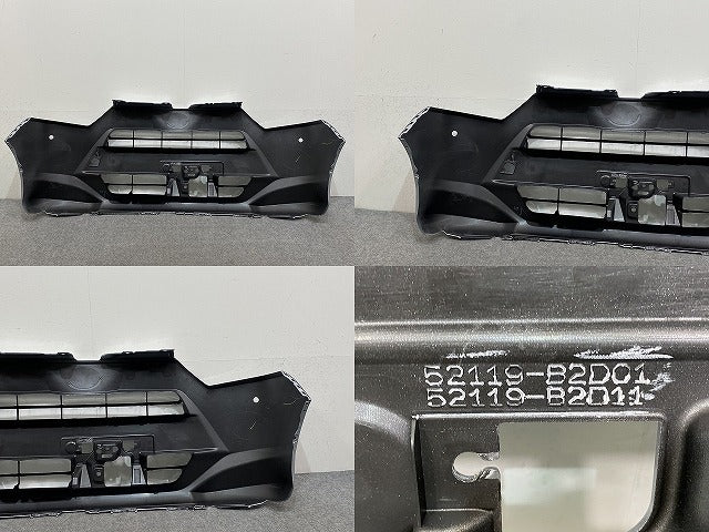 ミライース LA350S/LA360S 純正 フロント バンパー 52119-B2D01/52119-B2D11 ブライトシルバーメタリック S28 ダイハツ(145044)