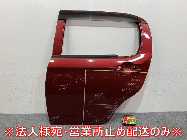 パッソ/ブーン M700A/M710A/M700S/M710S 純正 左 リア ドア バイザー付 ファイアークォーツレッドメタリック R67 トヨタ(145045)