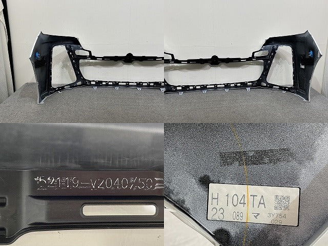 ヴェルファイア 40系/TAHA40W/TAHA45W ハイブリッド/AAHH40W/AAHH45W 純正 フロントバンパー 52119-V2040/50 プラチナホワイト 089(145065)