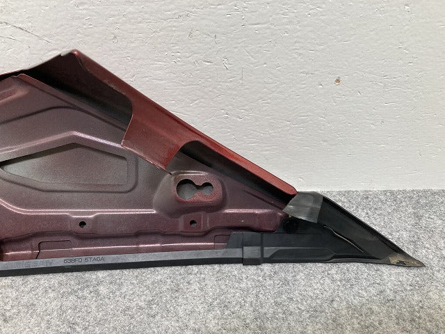 セレナ C27 e-POWER/HC27/HFC27 オーテック/GC27/GNC27 純正 右 フロント サイドパネルフィニッシャー 638F0 5TA0A マルーンレッド(145077)