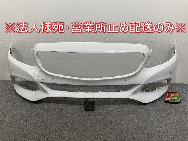 Cクラス W205 純正 前期 フロント バンパー A205 885 01 25 ポーラーホワイト 149 メルセデスベンツ(145086)