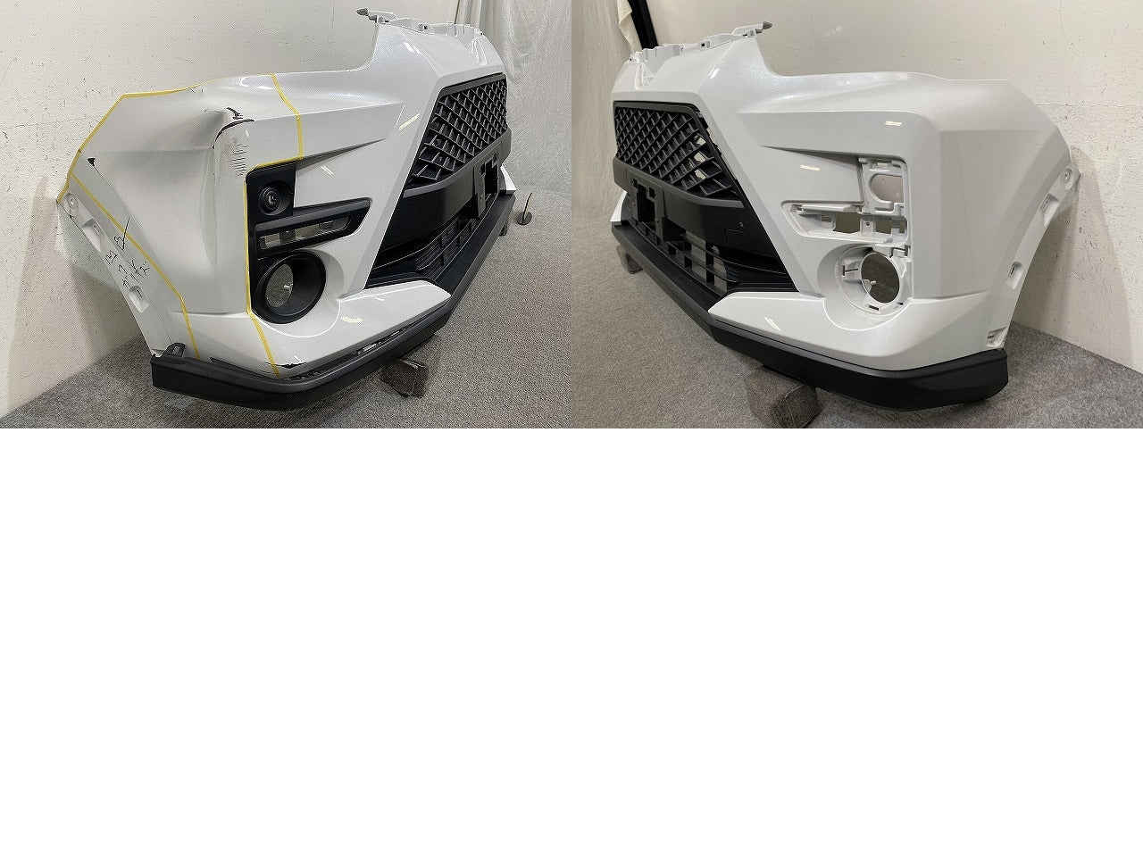 ライズ A200A/A210A/A201A/A202A 純正 フロント バンパー スポイラー付 52119-B1410 シャイニングホワイトパール W25 トヨタ(145088)
