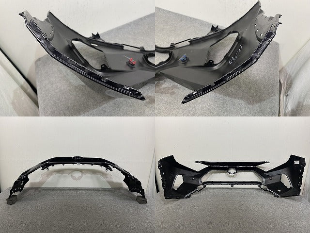 RAV4 ラブ4 MXAA52/MXAA54/AXAH52/AXAH54 純正 フロント バンパー アティチュードブラックマイカ 218 トヨタ(145103)