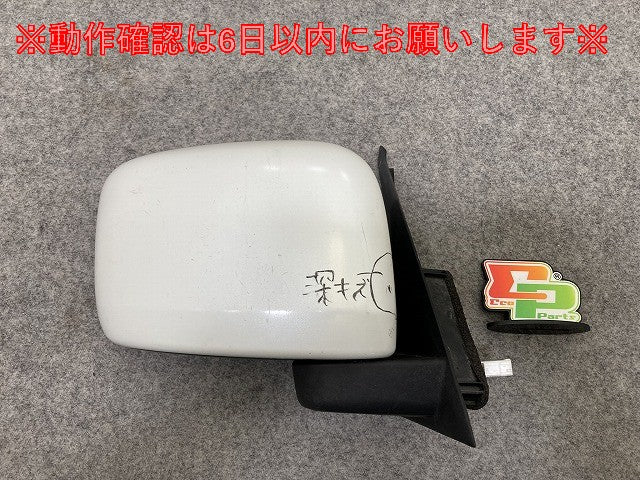 スペーシア MK32S/MK42S 純正 右 ドアミラー 5線 ishizaki 81M3 パールホワイト Z7T スズキ(145139)