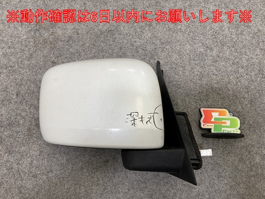 スペーシア MK32S/MK42S 純正 右 ドアミラー 5線 ishizaki 81M3 パールホワイト Z7T スズキ(145139)